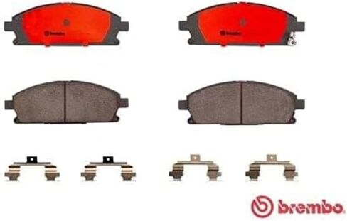 بريمبو P85164N مجموعة وسادات فرامل القرص الأمامي السيراميكية الفاخرة AUDI OE # 8W0698151AQ in Saudi Arabia