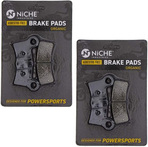 NICHE Brake Pad Set for Harley-Davidson Tri Glide Ultra Classic Street Trike 41854-08 83911-09B Complete Semi-Metallic in Saudi Arabia