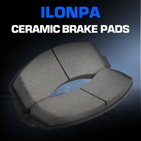 مجموعة مكابح قرصية أمامية وخلفية شبه معدنية لسيارة Ford F150 2 Door 4 Door 2012 2013 2014 2015 2016 2017 2018 2019 2020، 8 قطع (مع الأجهزة) in Kuwait