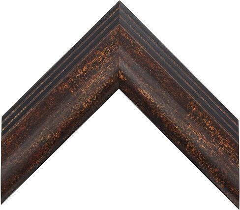 Frame My Mirror Add A Frame - طقم إطار مرآة بحجم مخصص من البرونز الفينيسي - مثالي للحمام - مقاوم للرطوبة - تصميم كارسون - المرآة غير متضمنة in Kuwait