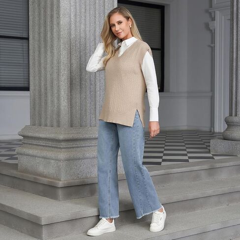 MARIASHA Women's High Waisted Wide Leg Jeans Raw Hem Zimbaplatinum Denim Relaxed Fit in Saudi Arabia