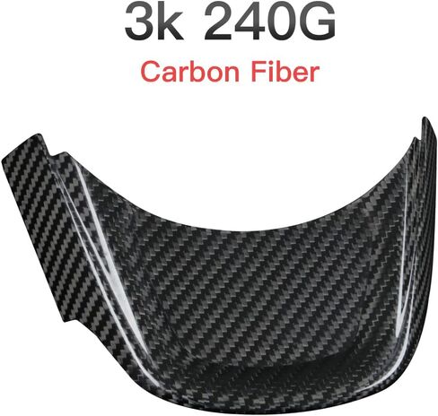JSWAN Carbon Fiber Steering Wheel Panel Cover Fit for Toyota Supra GR A90 MK5 Steering Wheel Frame Trim, Steering Wheel Button Cover, Car Steering Wheel Panel Trim (2 pcs) in Saudi Arabia