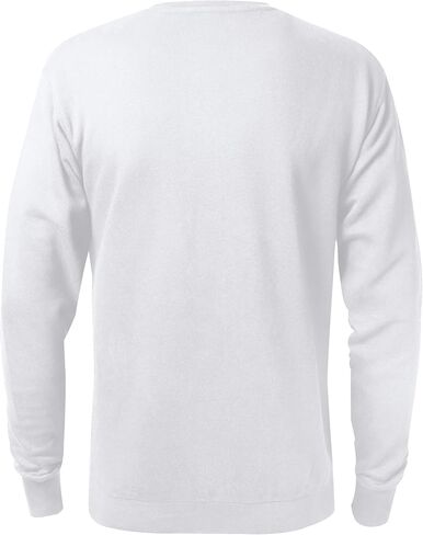 ZITY 3 حزمة الرجال Crewneck بلوزات خفيفة الوزن طويلة الأكمام عارضة السترة الرطوبة فتل بلوزات للرجال in Kuwait