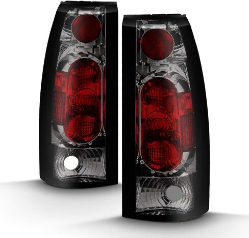 ACANII - For 1988-1998 Chevy/GMC C/K C10 Silverado Sierra Suburban Tahoe Smoked Tail Lights Brake Lamps G2 Left+Right in Saudi Arabia