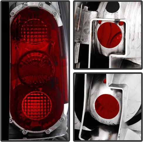ACANII - For 1988-1998 Chevy/GMC C/K C10 Silverado Sierra Suburban Tahoe Smoked Tail Lights Brake Lamps G2 Left+Right in Saudi Arabia