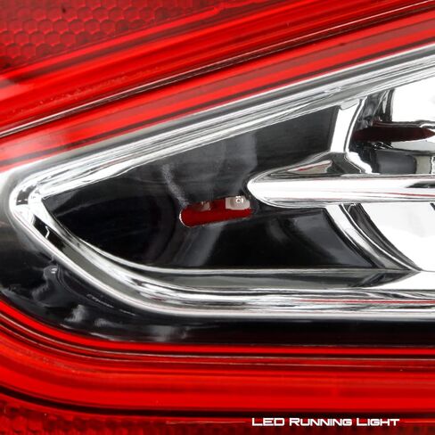 AKKON - Fits 2013 2014 2015 2016 Ford Fusion S | SE Sedan Models LED Red Tail Lamp Brake Light Outer Driver Left Side in Saudi Arabia