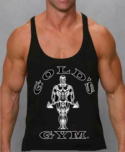 Gold's Gym Tank Top Stringer - Official Licensed ST-1 in Saudi Arabia