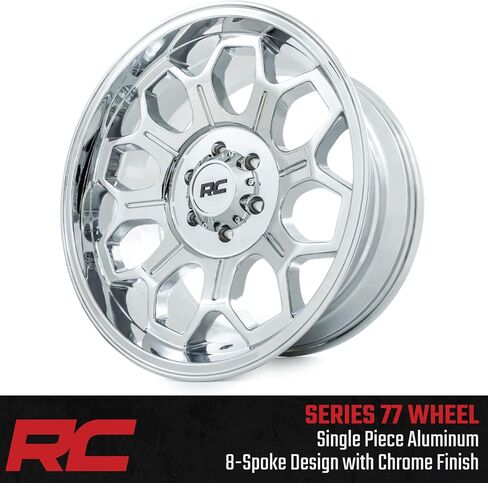 Rough Country 77 Series Chrome 20x9 | 6x135 | +18mm-77201817C Wheel (20 x 9. inches /6 x 135 mm, 18 mm Offset) in Saudi Arabia