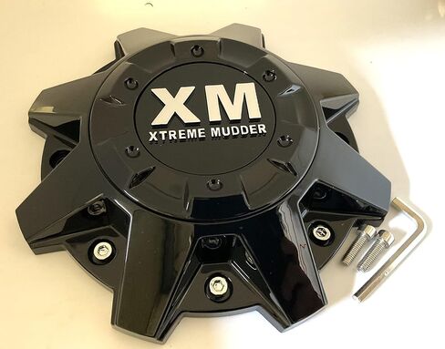 395L212 XM Xtreme Mudder Gloss Black Wheel Center Cap C-5240-1-SC (1) in Saudi Arabia