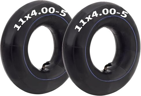 11x4.00/4.50-5 الأنبوب الداخلي 11x4.00-5 11x4.50-5 الأنبوب الداخلي للإطار مع جذع صمام منحني TR87 متوافق مع جزازة العشب ومولد عربة اليد والجرارات والشاحنة اليدوية وعربة اليد دوللي ومنفاخ الثلج (قطعتان) in Saudi Arabia