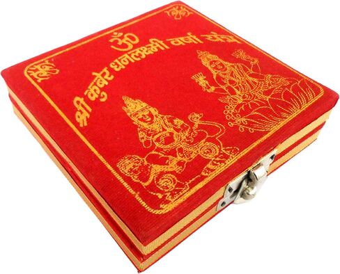 CraftsofIndia® Shri Kuber Dhan Laxmi Varsha Yantra Set for Diwali Deepawali Pujan in Saudi Arabia