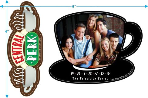 تي شيرت Popfunk Classic Friends TV Show Cast باللون الأسود in Saudi Arabia