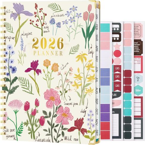 VinTs 2025 Planner,Large Size 8.6X11.6 Weekly & Monthly Planner,Jan.2025 - Dec.2025, 2025 Agenda Organizers with stickers, bookmarks, back pocket for office home school supplies in Kuwait
