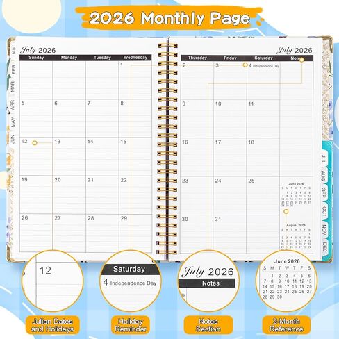 VinTs 2025 Planner,Large Size 8.6X11.6 Weekly & Monthly Planner,Jan.2025 - Dec.2025, 2025 Agenda Organizers with stickers, bookmarks, back pocket for office home school supplies in Kuwait