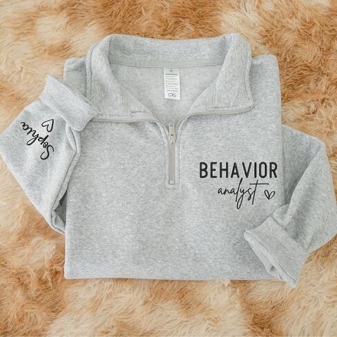 UrbanNEST Custom Profession Quarter Zip Sweatshirt, Embroidered & Personalized Work Shirt Hoodie Gift for Professionals in Saudi Arabia