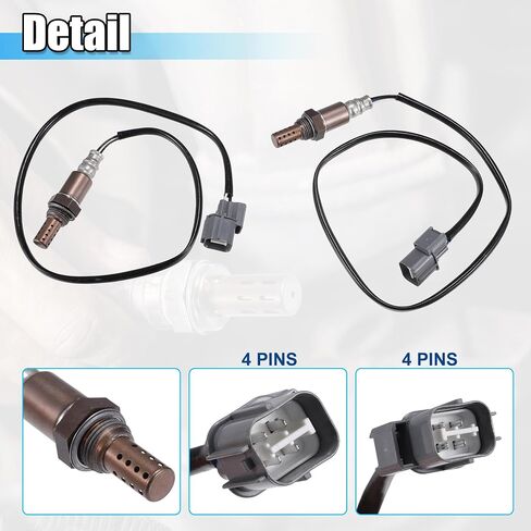 X AUTOHAUX 2Pcs No.36532RCAA01/36532RCAA02 Downstream Oxygen Sensor O2 Sensor for Acura MDX 2003-2006 for Acura RL 2005-2008 for Honda Accord 2003-2007 in Saudi Arabia