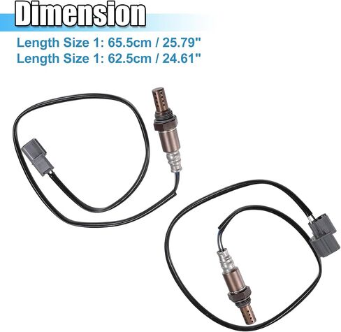 X AUTOHAUX 2Pcs No.36532RCAA01/36532RCAA02 Downstream Oxygen Sensor O2 Sensor for Acura MDX 2003-2006 for Acura RL 2005-2008 for Honda Accord 2003-2007 in Saudi Arabia
