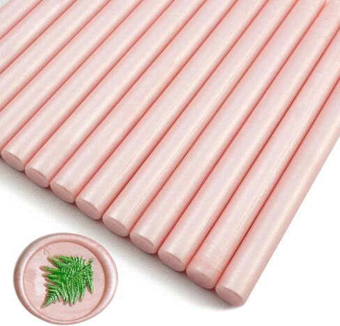 عصا ختم الشمع، 26 قطعة من عصي ختم الشمع الصغيرة من زيفوسبي، لبطاقات التهنئة بالحروف وحرف ختم النبيذ لصنع دعوات الزفاف والحفلات (أخضر زيتوني) in Kuwait