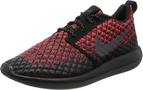 Nike Roshe Two Flyknit 365 Mens Fashion-Sneakers 859535-600_9.5 - Bright Crimson/Dark Grey/Black in Saudi Arabia