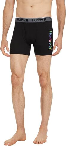 Hurley HSP21M15715001XL Pride One & Only Boxer Brief Black XL (38-40" Waist) Black XL in Saudi Arabia