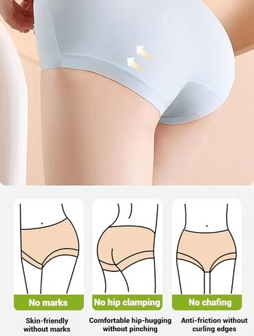 Women's Cotton Underwear,Ladies Panties Soft Full Coverage Briefs,Breathable Panties Stretch Underpants Mid Waist, 4-Pack in Saudi Arabia