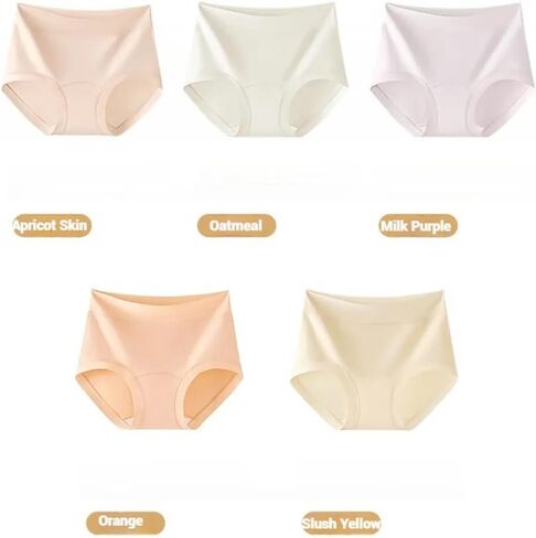 Women's Cotton Underwear,Ladies Panties Soft Full Coverage Briefs,Breathable Panties Stretch Underpants Mid Waist, 4-Pack in Saudi Arabia