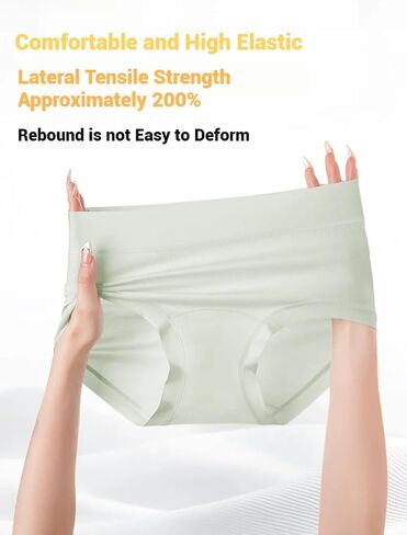 Women's Cotton Underwear,Ladies Panties Soft Full Coverage Briefs,Breathable Panties Stretch Underpants Mid Waist, 4-Pack in Saudi Arabia
