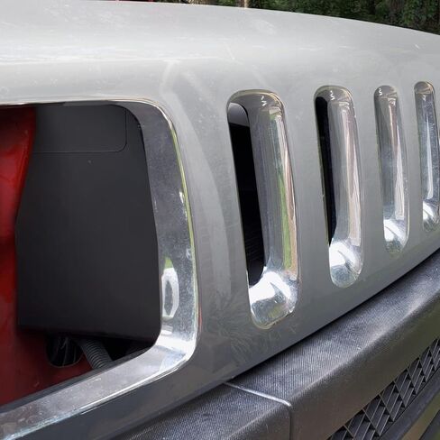 KUAFU Front Grille Support Bracket Compatible with 2006-2010 Hummer H3 2009-2010 Hummer H3T Replacement for HU1207100 15834198 Internal Grille Bracket Grill in Saudi Arabia