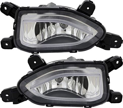 Compatible with Hyundai Kona Limited/Ultimate Fog Light Lamp Set 2018 2019 2020 2021 Driver and Passenger Side in Saudi Arabia