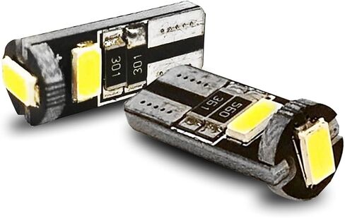 Canbus Series Wedge T10 W5W، 168، 194 5050 SMD LED Light متوافق مع Audi، BMW، Benz (حزمة من 2) in Saudi Arabia