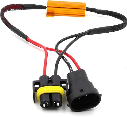 x xotic tech 2pcs H7 LED Light Bulb Resistor Relay Harness Adapter Anti Flicker Error Decoder Warning Canceller in Saudi Arabia