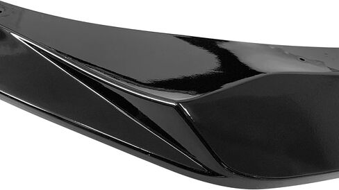 FREEMOTOR802 Compatible with 2020-2022 BMW G12 7-Series with M Sport Bumper Only Front Bumper Lip, Front Bumper Lip Spoiler Bodykit Air Dam Chin IKON Style PP - Polypropylene Gloss Black, 2021 in Saudi Arabia