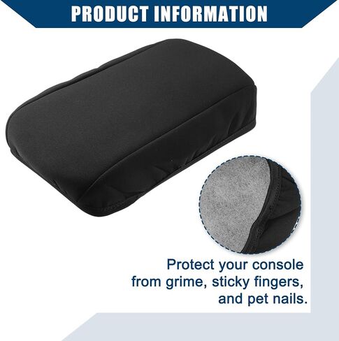 Center Console Armrest Cover for Buick Verano 2015-2016 / Center Car Interior Accessories/Durable Neoprene Fabric / 1 Pcs Black in Saudi Arabia