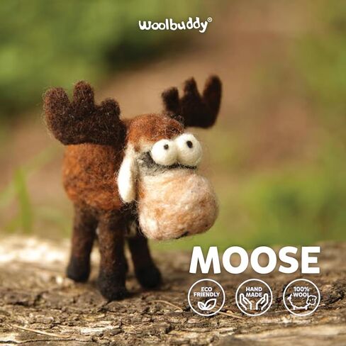 مجموعة التلبيد بإبرة Woolbuddy، مجموعة التلبيد الكسلان، مجموعة التلبيد للمبتدئين البالغين، تتضمن مجموعة التلبيد الصوفية لوازم التلبيد، صوف التلبيد الممشط، إبرتي تلبيد بإبرة in Kuwait