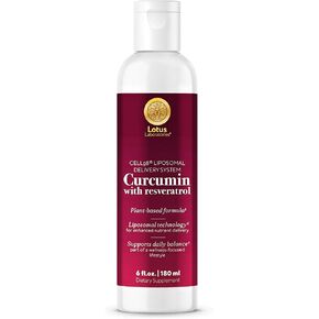 Liposomal Turmeric Curcumin with Resveratrol – Liquid Formula with High Absorption – 30 Servings – Vegan, Non-GMO, Gluten-Free – 6 fl oz (180 ml) in Saudi Arabia