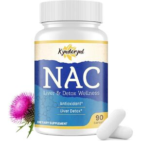 NAC Supplement 1000mg - High Dose NAC + Milk Thistle, Quercetin, Resveratrol, Glutathione - Antioxidant Formula - 90 Vegan Capsules in Saudi Arabia
