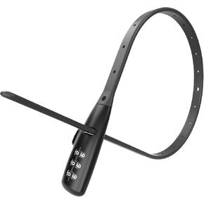 قفل ربط بسحاب - قفل كابل قابل للتعديل مكون من 3 أرقام، لرف الدراجة، وخوذة الدراجة النارية، ولوح التزلج، والباب الفرنسي، وعربة الأطفال والخزانة - مثالي للأمان خفيف الوزن (3 عبوات) in Kuwait