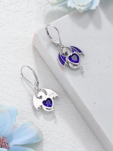Dragon Earrings 925 Sterling Silver Dragon Dangle Earring Dragon Jewelry for Women Daughter in Saudi Arabia