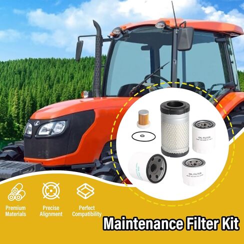 مجموعة مرشح الصيانة لكوبوتا RTV-X1140 RTV-X1100C RTV-X1120D فائدة مركبة استبدال ل HH150-32094 6A320-59930 in Kuwait