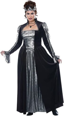 أزياء كاليفورنيا النسائية ذات الحجم الكبير Dark Majesty - أزياء نسائية للبالغين بالإضافة إلى أزياء نسائية، أسود، 1XL in Kuwait