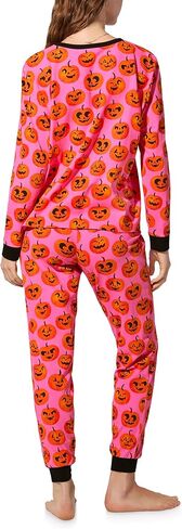 طقم بيجامة وقميص بيجامة بأكمام طويلة للسيدات من Bed Head PJs - طقم ملابس نوم وملابس نوم من الجيرسيه المطاطي in Kuwait