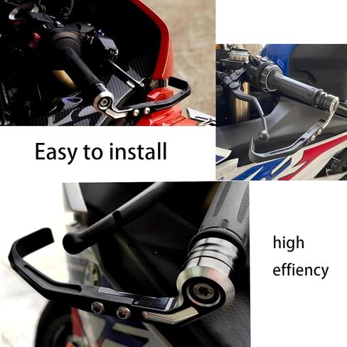 Motorcycle Clutch Handguard Bow Guard Grips Brake Protector Aluminum Accessories Fit For BMW S1000RR 2019-2023 (Black) in Saudi Arabia