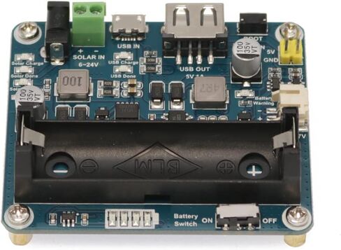 وحدة إدارة الطاقة الشمسية Waveshare للوحة الشمسية 6 فولت ~ 24 فولت تدعم اللوحة الشمسية/اتصال USB شحن البطارية على متن الطائرة مجموعة MPPT التبديل in Saudi Arabia