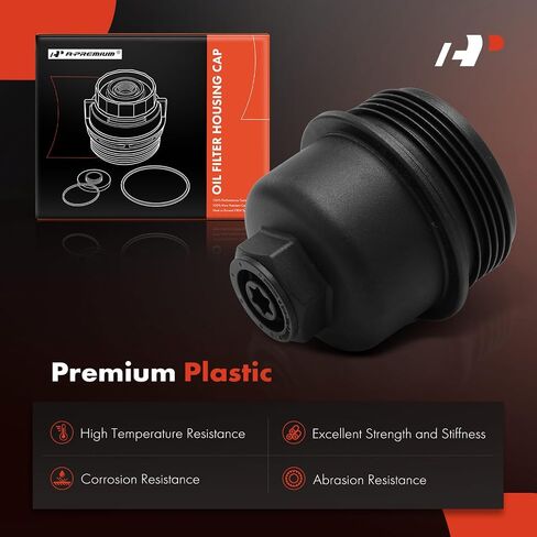 مجموعة غطاء غطاء فلتر الزيت A-Premium متوافقة مع Mini Cooper 2014-2019، Cooper Clubman 2016-2019، Cooper Countryman 2017-2019 & BMW X1 2016-2019، X2 2018-2023، i8، استبدال # 11428575907 in Saudi Arabia