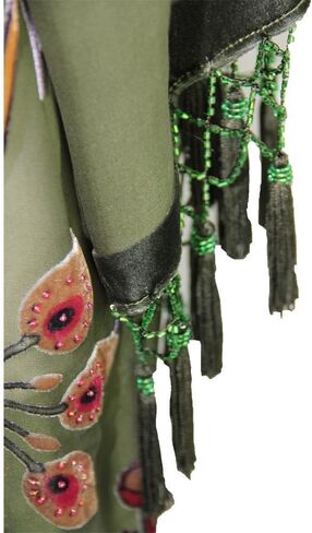 Aris A Hand-Beaded Silk Velvet Burnout Kimono in Saudi Arabia