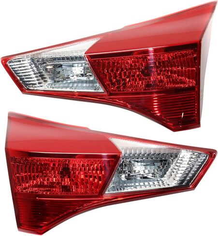 Garage-Pro Tail Light Set of 2 For 2013-2015 Toyota RAV4, Tail Light Assembly, Halogen, With bulbs, North America Built Vehicle Driver and Passenger Side, Inner in Saudi Arabia