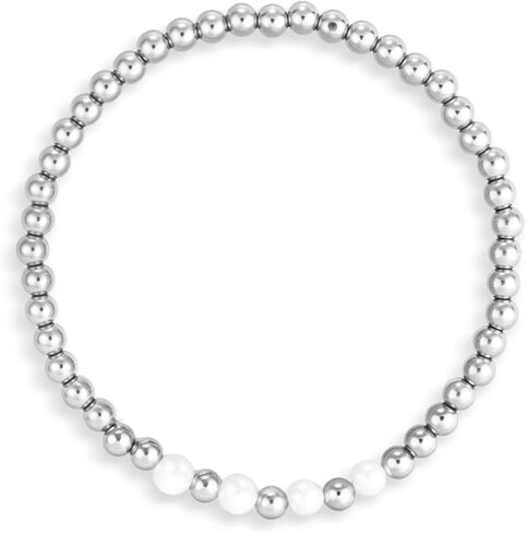 EVRY JEWELS سوار جزر المالديف مطلي بالذهب أو الفضة مقاوم للماء in Kuwait