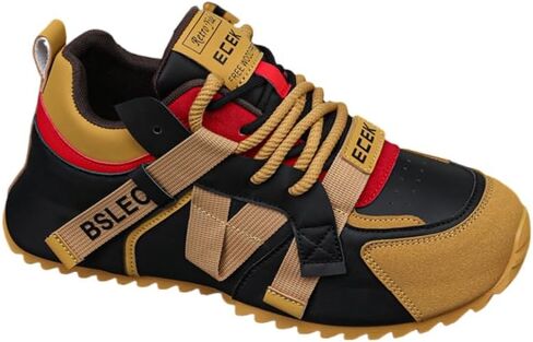 Fashionable Men's Large-Sized Lightweight Sports Shoes. Simple Design, Youthful and Energetic. Comfortable and Skin-Friendly Inner Lining. Anti-Slip Sole. Suitable for Running and Exercise. in Saudi Arabia