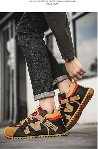 Fashionable Men's Large-Sized Lightweight Sports Shoes. Simple Design, Youthful and Energetic. Comfortable and Skin-Friendly Inner Lining. Anti-Slip Sole. Suitable for Running and Exercise. in Saudi Arabia