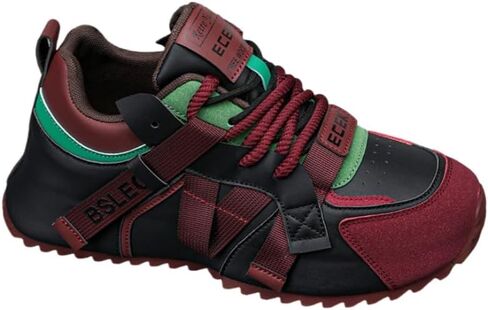Fashionable Men's Large-Sized Lightweight Sports Shoes. Simple Design, Youthful and Energetic. Comfortable and Skin-Friendly Inner Lining. Anti-Slip Sole. Suitable for Running and Exercise. in Saudi Arabia